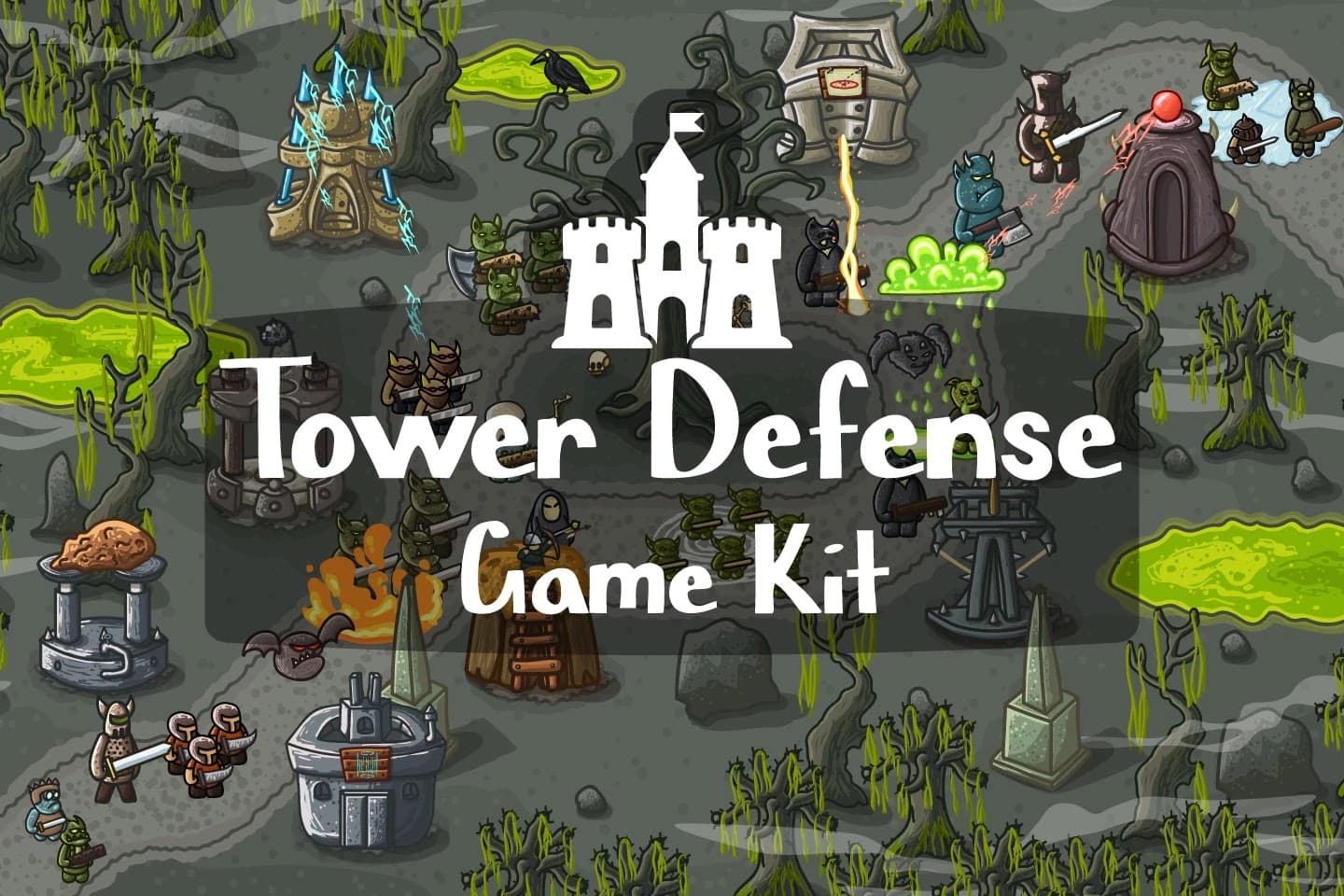 tower defense 2d game kit